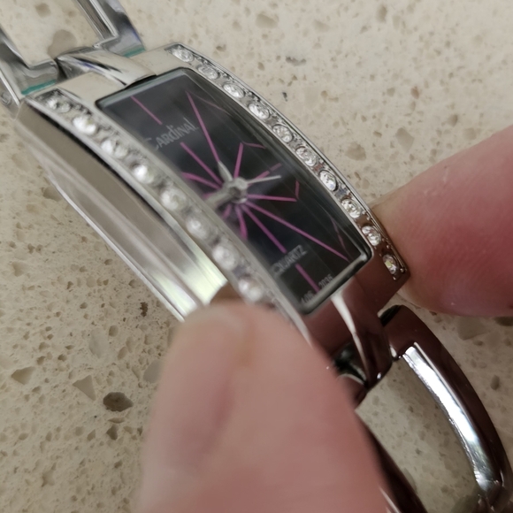 Cardinal Watch With Gems Good Condition - Picture 3 of 5